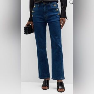 Derek Lam 10 Crosby Goldie Indigo Denim Pants